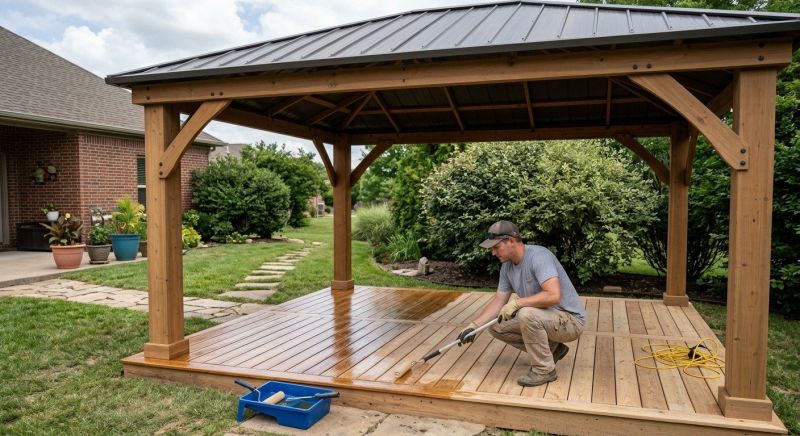 Gazebo Sealing in Seattle, WA