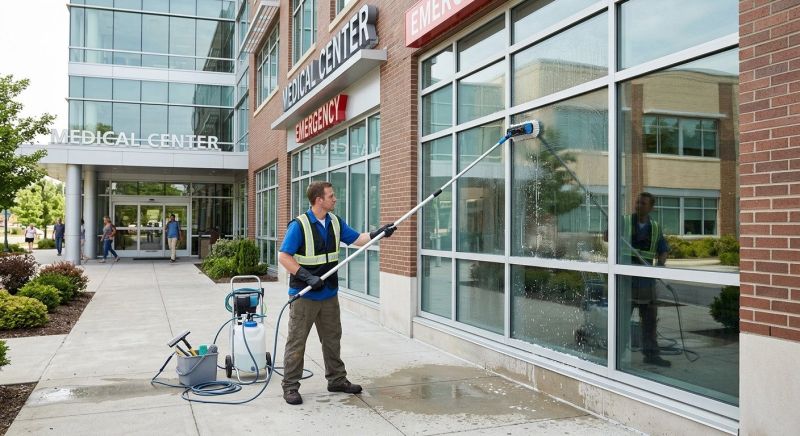 Hospital Window Washing in Denver, CO