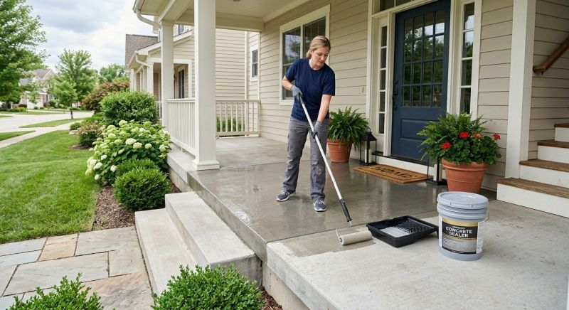 Porch Concrete Sealing in Kansas City, KS