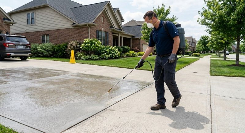 Sidewalk Concrete Sealing in Bellevue, WA